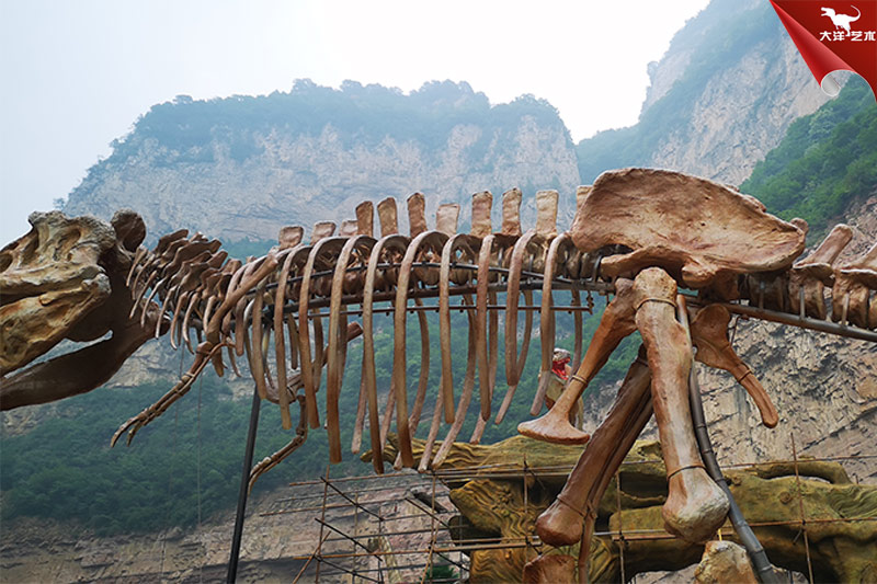 恐龍化石骨架，霸王龍化石骨架