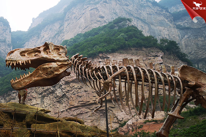 仿真恐龍骨架，霸王龍化石骨架
