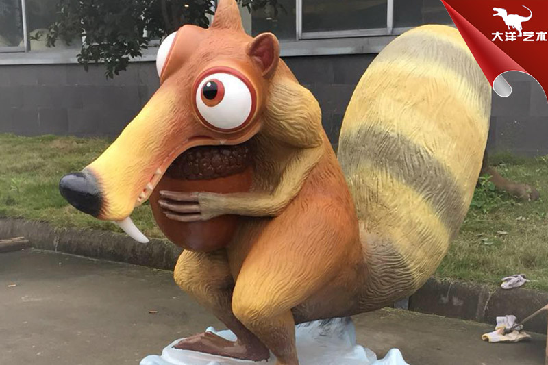 冰河世紀-吃堅果的松鼠模型